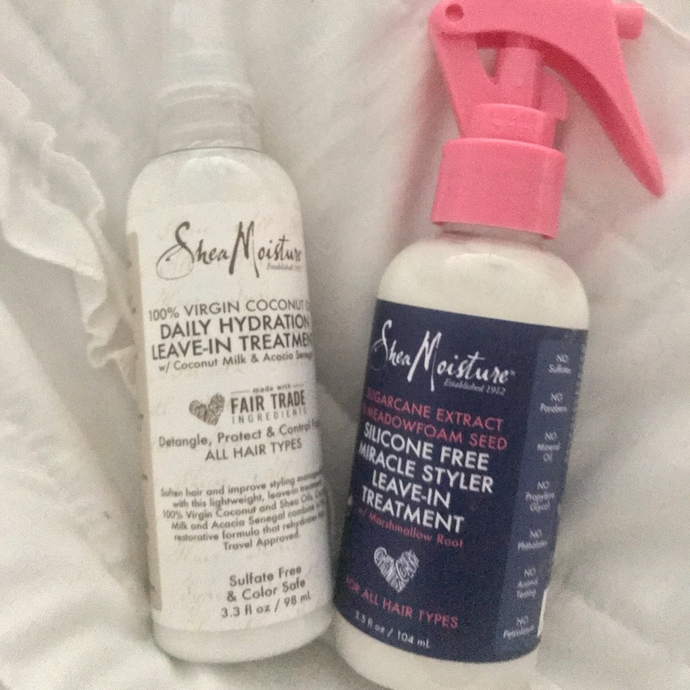 Shea Moisture Leave-In Hair Treatment Set